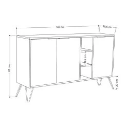DKK Dressoir Clara Dressoir Eiken Antraciet -Meubelserie Winkel 00bdb2037b02bd75a363485dc0338e52571032aac8f29e60b5da8b19ea50de7d