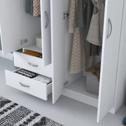 DKK Kledingkast BA101 - 1853 Wit 18 DKK Kledingkast BA101 - 1853 Wit -Meubelserie Winkel 0a377cef8ff174750592ab31e011cdaec99bd360e3902a8bc69fe5eec423466c