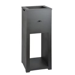 Vuurschaal Vierkant Met Houtopslag