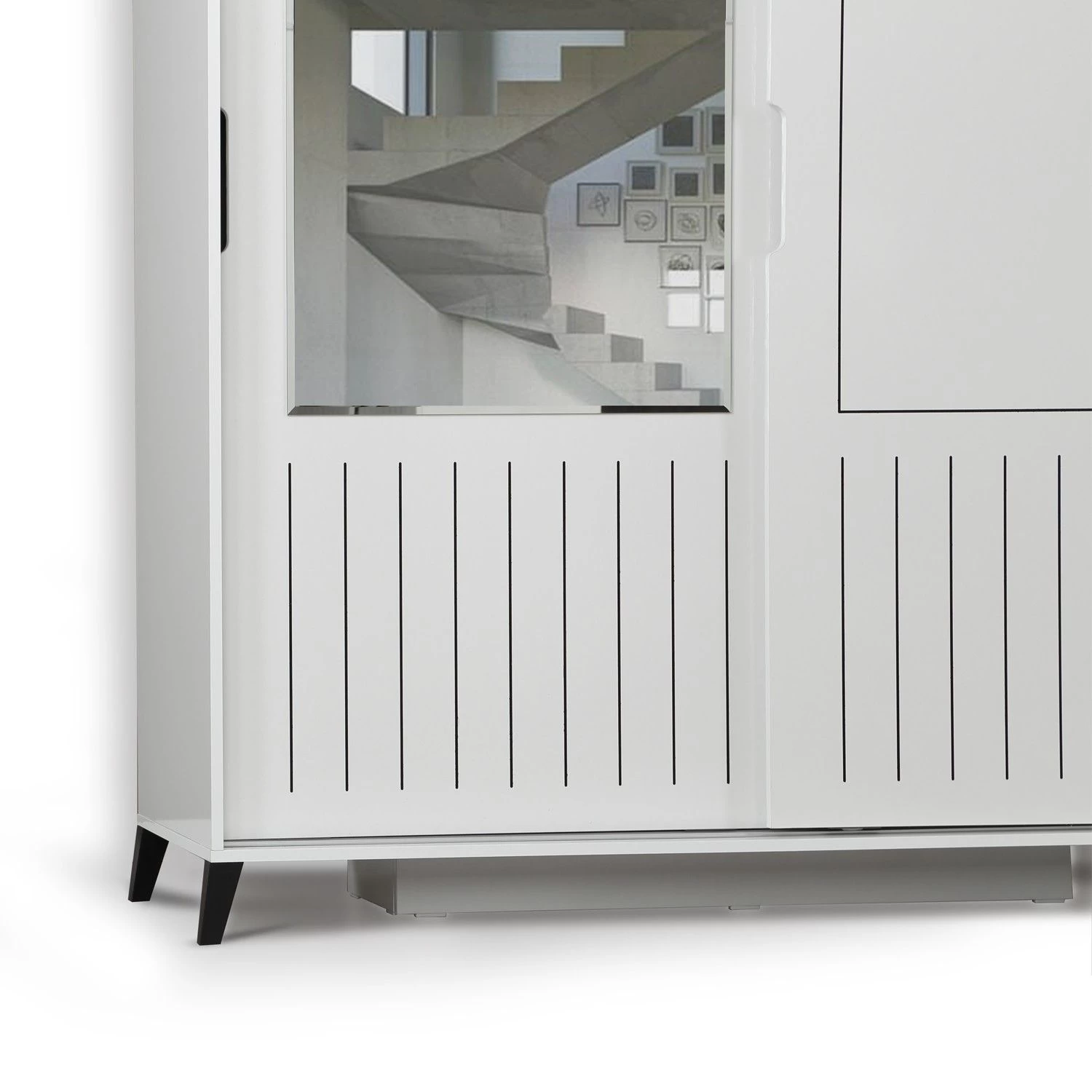 DKK Kledingkast Pasific Home Fuga - 170 Glimmend Wit 5 DKK Kledingkast Pasific Home Fuga - 170 Glimmend Wit - Afbeelding 3