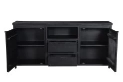 Zwart Mangohout Dressoir 2 Laden En 2 Deuren 180x40x85 Cm -Meubelserie Winkel 0efe31623cf9602bb60ec60b4cf545df4c34feb78f3c3f512c39431bbc39d634