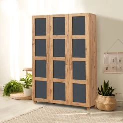 DKK Kledingkast Hedera 1 Den Groen Antraciet