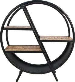 Opbergkast - Ijzer/mangohout - Naturel -Meubelserie Winkel 1101x1200