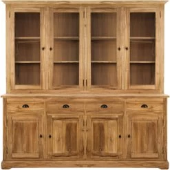 Buffetkast - Blank - Teak/glas - 200 Cm 11 Buffetkast - Blank - Teak/glas - 200 Cm -Meubelserie Winkel 1200x1197