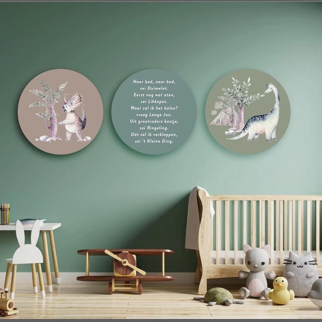 Muurcirkel Set Van 3 Gelijk Kinderkamer 3 Muurcirkel Set Van 3 Gelijk Kinderkamer