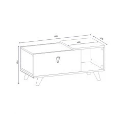 DKK Koffietafel Angel Walnoot Antraciet -Meubelserie Winkel 2468300c6c1deee710a7b49e2793d4cb461a1f3d8cde49d3c9a78fb1adbeb981