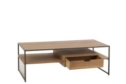 Salontafel 1 Lade Hout/Metaal Naturel -Meubelserie Winkel 2e786e7369ade0e8682fba27c4c8fe154846ffb7a5d9b8d5d84402b48454608b
