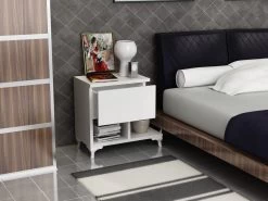 DKK Nachtkastje Cast Wit -Meubelserie Winkel 3a12ed617c653d518d6fb430b1c6a75effa29143b0f6d03919d54a8e5c5840ed