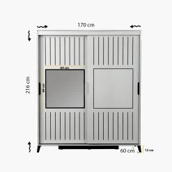 DKK Kledingkast Pasific Home Fuga - 170 Glimmend Wit 17 DKK Kledingkast Pasific Home Fuga - 170 Glimmend Wit -Meubelserie Winkel 3da2a30e8dafb975ce6908eb491814ae2602285577e4624d3f12c40c3de69bee