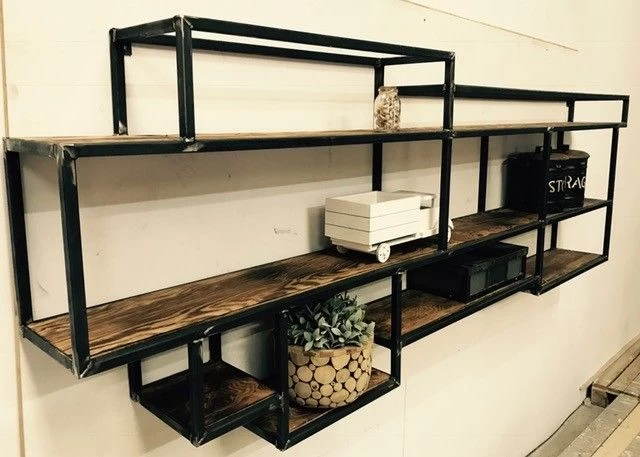 Wandkast Industrieel XXL 3 Wandkast Industrieel XXL