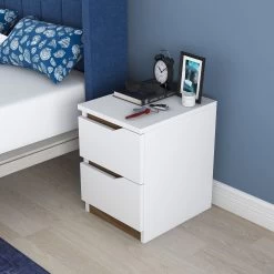 DKK Nachtkastje BD106 - 1946 Walnoot Wit -Meubelserie Winkel 465bb1bff96564d09a61f000a99e953f6fdb83cab911426d8983874e7927cff7