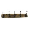 Kapstok Industrieel Met 5 Haken -Meubelserie Winkel 5 hook railway wood5485