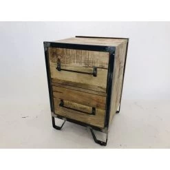 Nachtkastje Seva 2 Lades -Meubelserie Winkel 5310096ea956d8549ba34b03cc72aee9bc97a4d418e3eda4d3cd94f7e6def70e