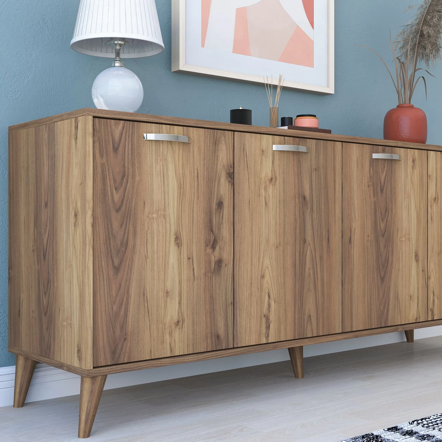 DKK Dressoir GD103 - 1859 Walnoot 6 DKK Dressoir GD103 - 1859 Walnoot - Afbeelding 4