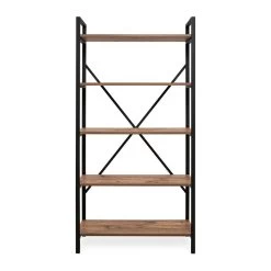 DKK Boekenkast Athena 5 Rafli Geniş Metal KitaplikDen Groen Zwart -Meubelserie Winkel 570vlt1103 4