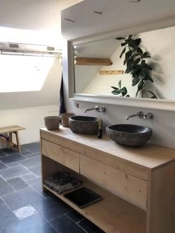 Badkamermeubel Steigerhout Met 2 Lades En Schap -Meubelserie Winkel 5bf2557e359e57141f22432b1f216aa6e64fb3fdb89f846510177b1f12cf7052