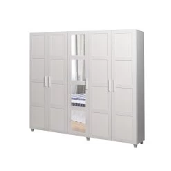 DKK Kledingkast Victoria Wit -Meubelserie Winkel 63a14367e54e72ace330f64a9ab80a6a46042e8b56bcb21403cecef884bcb529