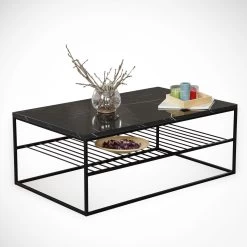 DKK Koffietafel Etna - Zwart Wit -Meubelserie Winkel 6d5e504c03c7090aaa696cfc8e4f865bcf55dfefa1b61812808b3b78566592e5