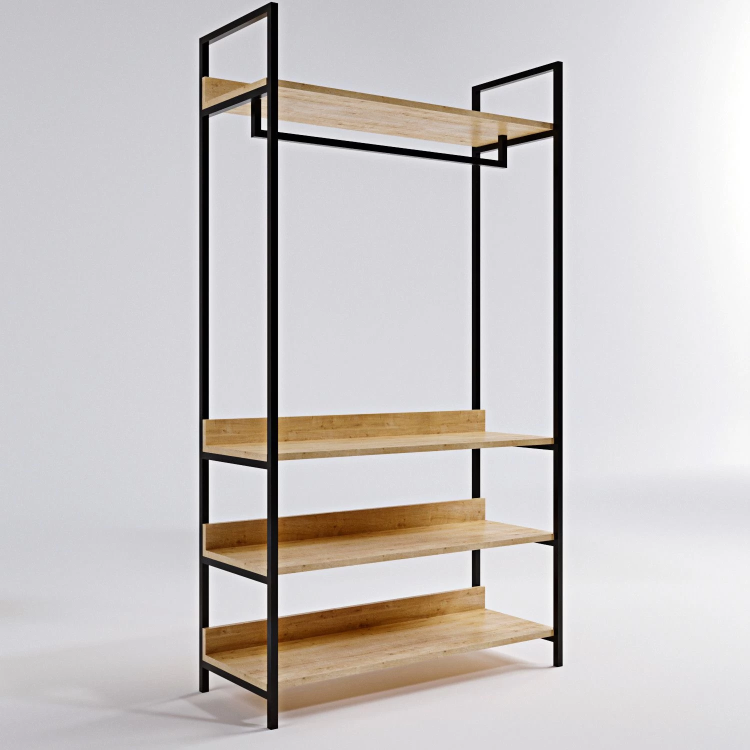 DKK Kledingkast Trend Gardirop Eiken 7 DKK Kledingkast Trend Gardirop Eiken - Afbeelding 5