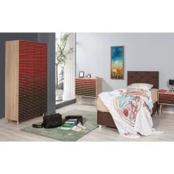 DKK Kledingkast Stil - 221 Sonoma Eiken