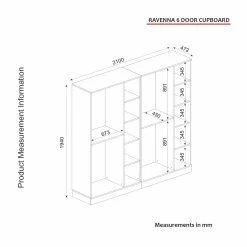 DKK Kledingkast Ravenna 6 Kapili Wit Goud -Meubelserie Winkel 733edc09a6ce4efa1b7e035ac9438b2a25cf555b1ff91d1ef420f28a9e5559e6