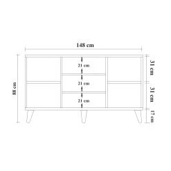 DKK Dressoir Pars - 765Den Groen -Meubelserie Winkel 751eef4ebe6d99bf17d22e8b21241e521697f332a39c6240713a01b76d9d0c87
