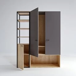 DKK Kledingkast Onur Pratik Gardirop Antraciet Eiken -Meubelserie Winkel 7b1459785a792e77b99cf263e0ee046d635dc28d53dbfb0741edeb1d51f6d477