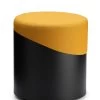DKK Poef NAR-PUF-A001231 Geel Zwart -Meubelserie Winkel 7e5827167e3dd84328155939c5c987129faa4aa3d9a0050dd7a602f43a24ce38