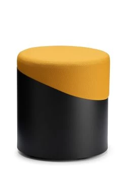 DKK Poef NAR-PUF-A001231 Geel Zwart