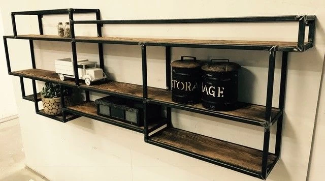 Wandkast Industrieel XXL 4 Wandkast Industrieel XXL - Afbeelding 2