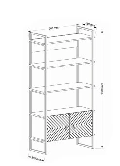 DKK Boekenkast Scala Walnoot 23 DKK Boekenkast Scala Walnoot -Meubelserie Winkel 804trh3609 11