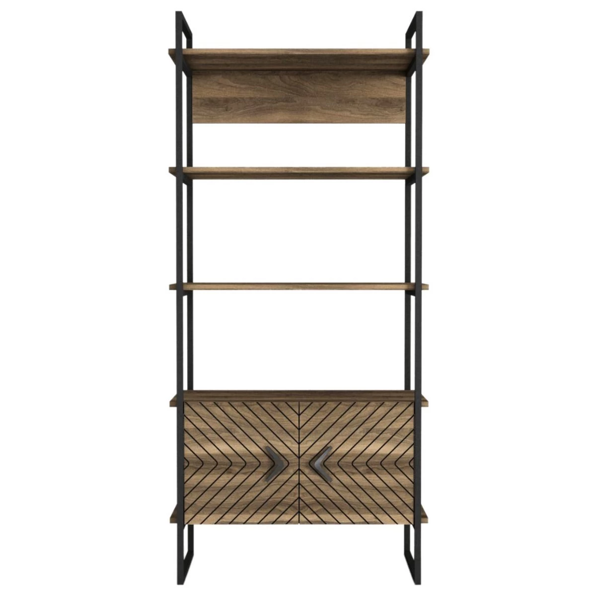 DKK Boekenkast Scala Walnoot 9 DKK Boekenkast Scala Walnoot - Afbeelding 7