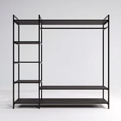 DKK Kledingkast Pamir Trend Gardirop Zwart -Meubelserie Winkel 88aeac1bf80b331c2eab1d202cb85a7f3a62470a2948060d19771269e85a032b