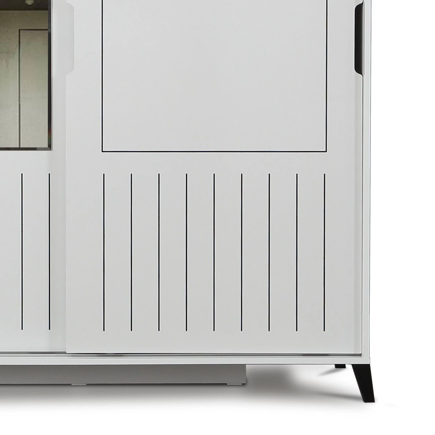 DKK Kledingkast Pasific Home Fuga - 170 Glimmend Wit 6 DKK Kledingkast Pasific Home Fuga - 170 Glimmend Wit - Afbeelding 4