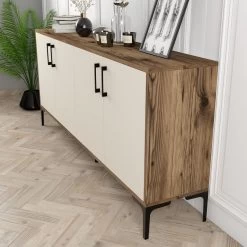 DKK Dressoir Kiev Walnoot Crème -Meubelserie Winkel 92e1dafac0547187c91c89ff2c9c49a9a6487aa3e53e7889c716ff621d1c7b97