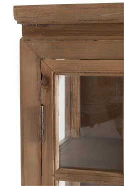 Vitrinekast 3schap 3lade Hout/Glas Naturel -Meubelserie Winkel 947a8532ead10940594b4d51992d45e5c6ee50c843b4159242e0efdea88d9319