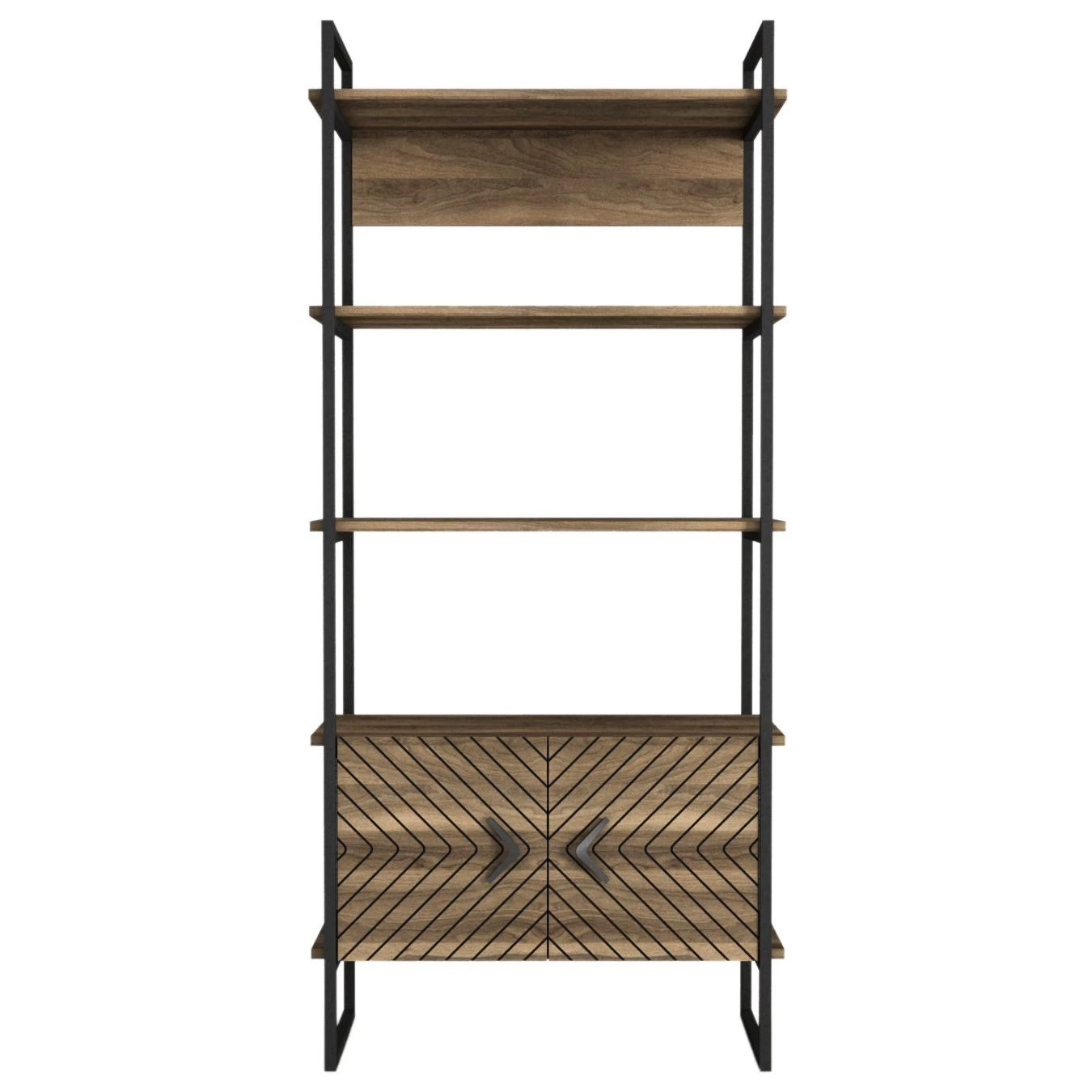 DKK Boekenkast Scala Walnoot 20 DKK Boekenkast Scala Walnoot - Afbeelding 18