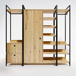 DKK Kledingkast Okan Özel Tasarim Gardirop Eiken Zwart -Meubelserie Winkel 9c0815c66e1e32fe3d41230130609e4372a63a3a49e4ea89d50fd00e78180eef