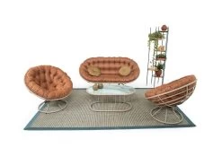 DKK Garden Lounge Set Tulipa Cappuccino