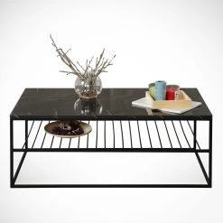 DKK Koffietafel Etna - Zwart Wit