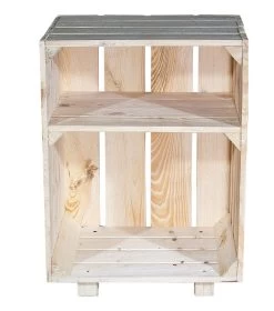 Nachtkastje Fruitkisten -Meubelserie Winkel beab79f0de9cb45fbb5f8a0bacf06fcb0f8c04d955530d0bdf283a4b57900a94