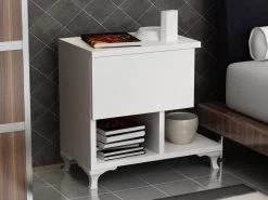 DKK Nachtkastje Cast Wit