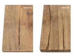 Oud Eiken Tafel Met U Smal Onderstel -Meubelserie Winkel borstelschuur22 7