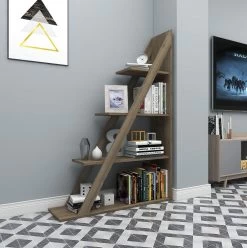 DKK Boekenkast Arven Walnoot -Meubelserie Winkel c04c2872807b9673a703ab14f58c47cbeccb205d100d2e31e42b28ae1bf2b5e0