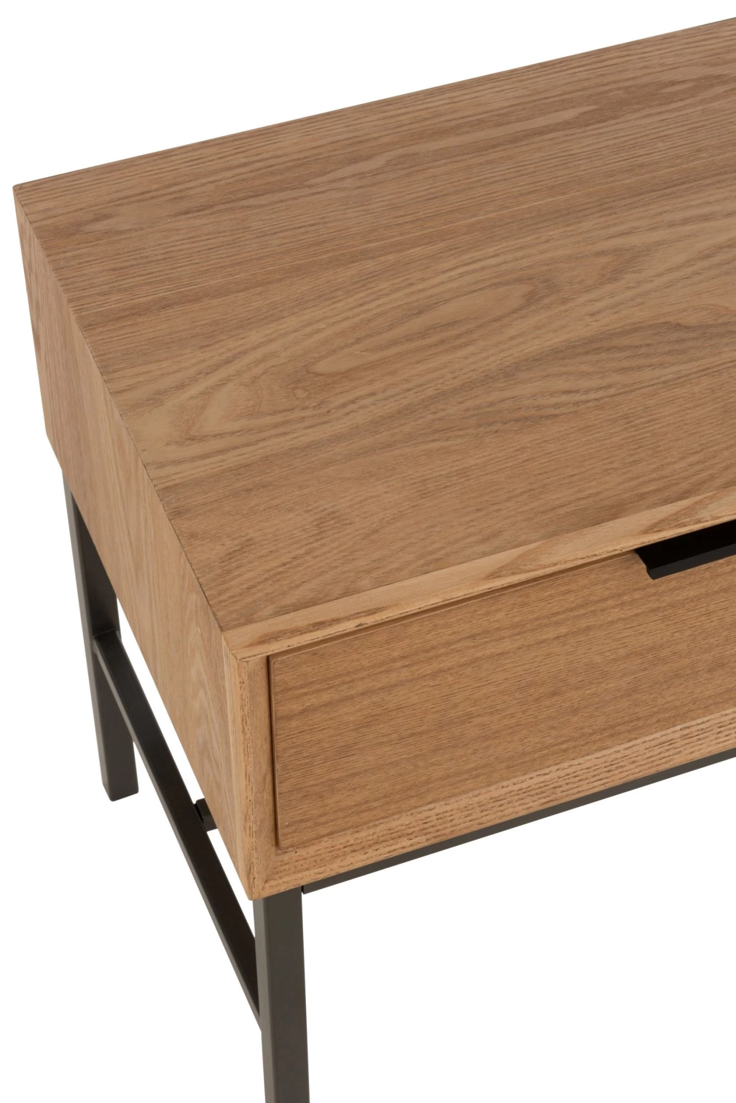 Bijzettafel Op Onderstel Hout/Metaal Naturel 4 Bijzettafel Op Onderstel Hout/Metaal Naturel - Afbeelding 2