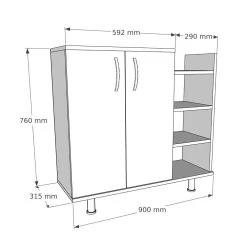 DKK Dressoir Three Walnoot 9 DKK Dressoir Three Walnoot -Meubelserie Winkel cfed24bb6ed3d9f5cd52eafd351cb0b92253cee337651cb0b5af89a0d3d3a704