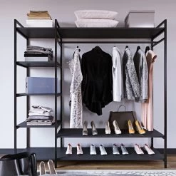 DKK Kledingkast Pamir Trend Gardirop Zwart