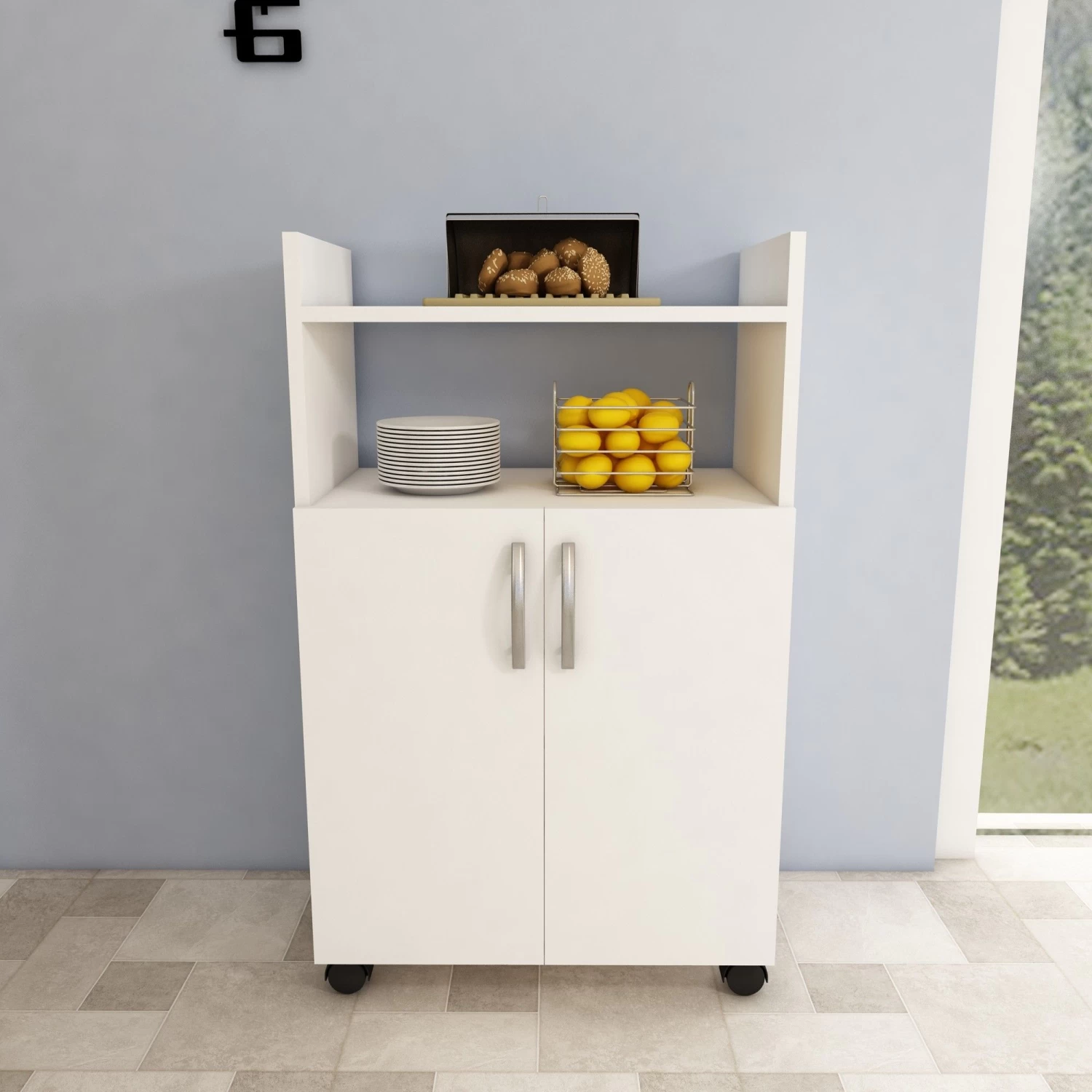 DKK Dressoir Ladin Wit 4 DKK Dressoir Ladin Wit - Afbeelding 2