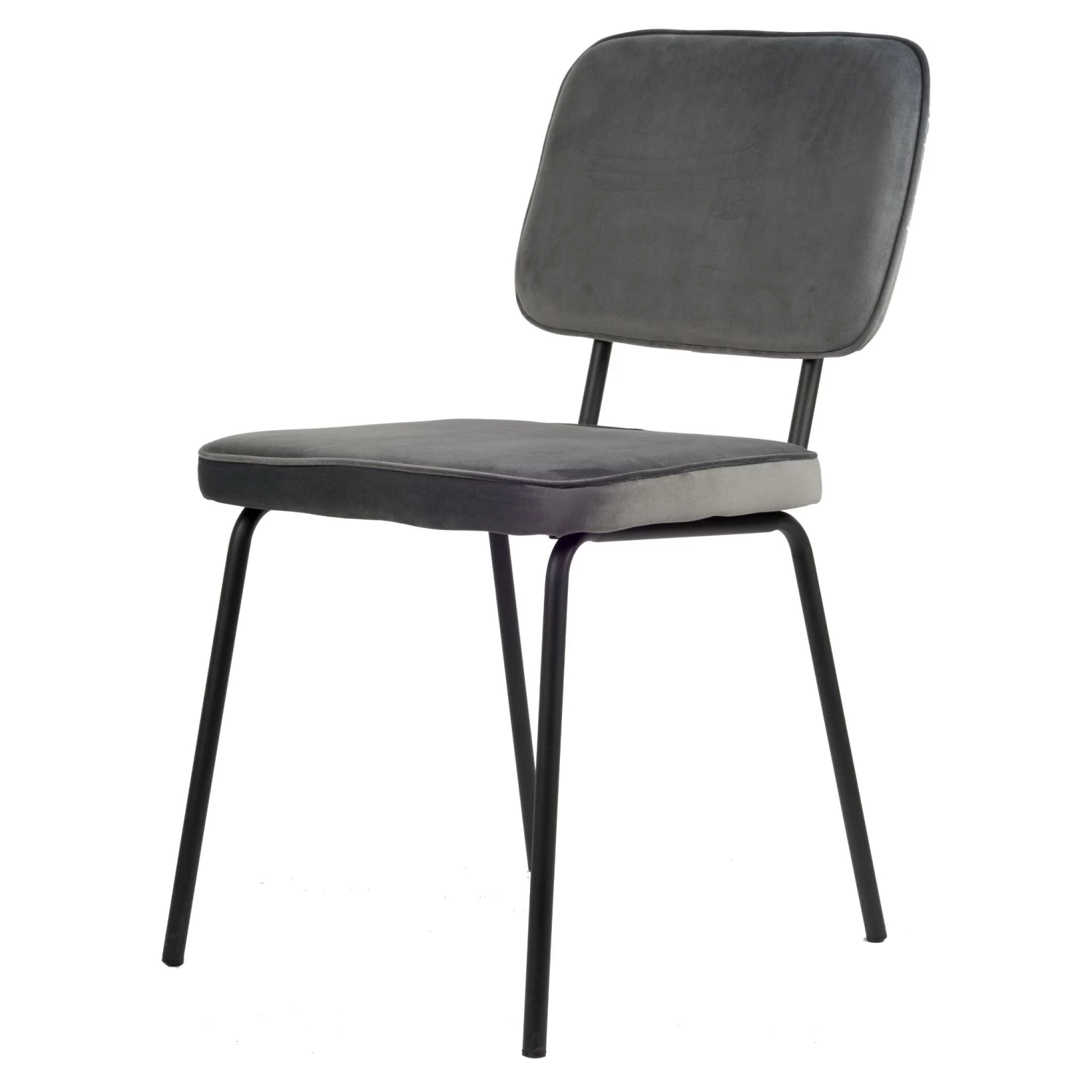 Joe Eetkamerstoel - Grijs | Velvet 3 Joe Eetkamerstoel - Grijs | Velvet