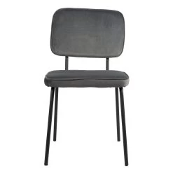 Joe Eetkamerstoel - Grijs | Velvet 7 Joe Eetkamerstoel - Grijs | Velvet -Meubelserie Winkel de kisten koning 107423 3